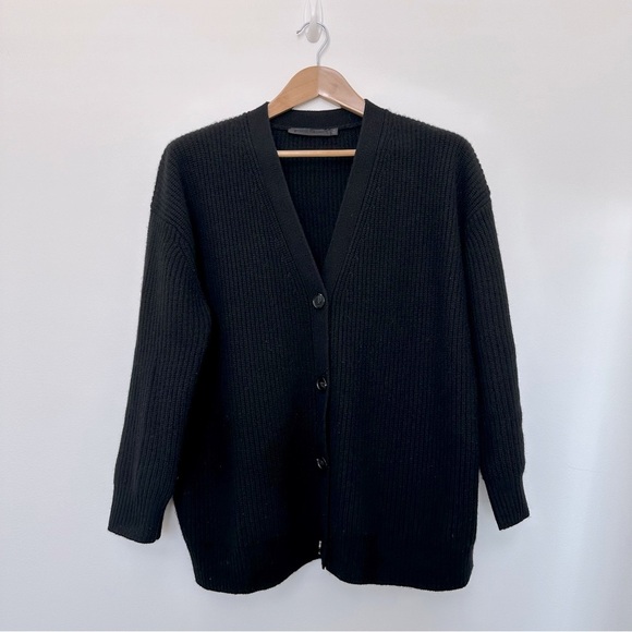 Jenni Kayne 100% Cashmere Cacoon Cardigan Black Size XS